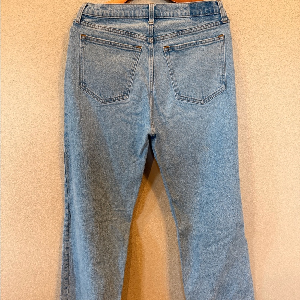 Abercrombie & Fitch Women's Light Blue Straight Leg Jeans - Picture 3 of 3